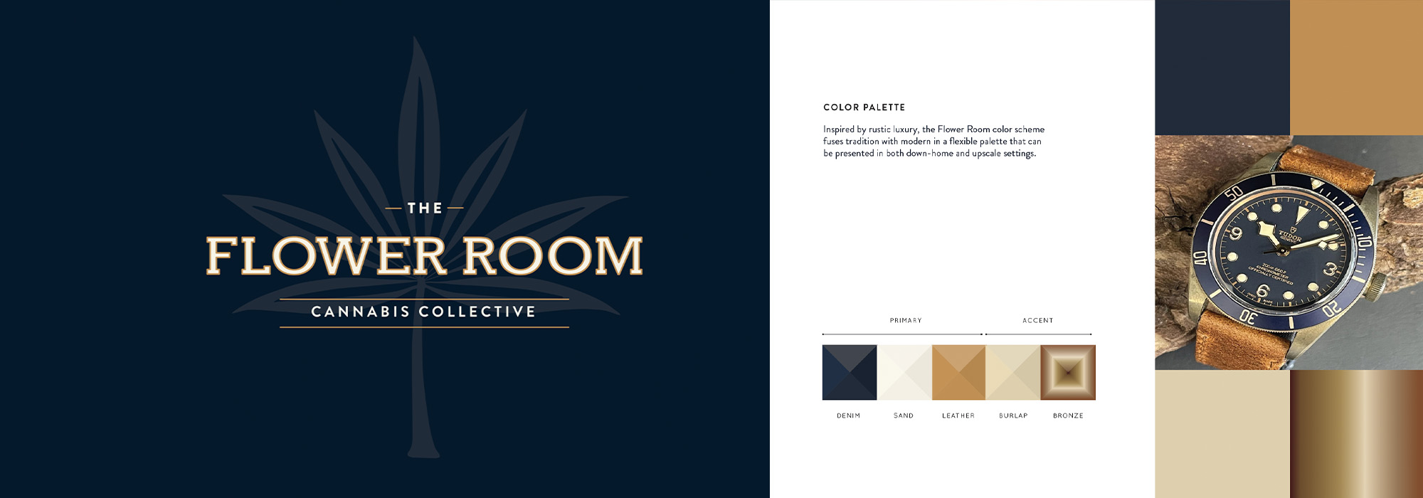 Brand Design for The Flower Room Cannabis Dispensary Bend Oregon Tumalo