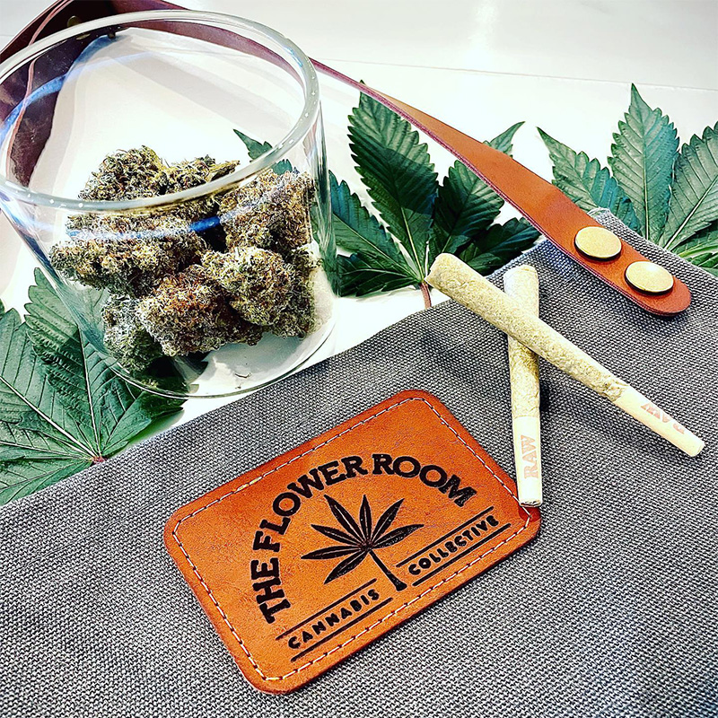 Brand Design for The Flower Room Cannabis Dispensary Bend Oregon Tumalo