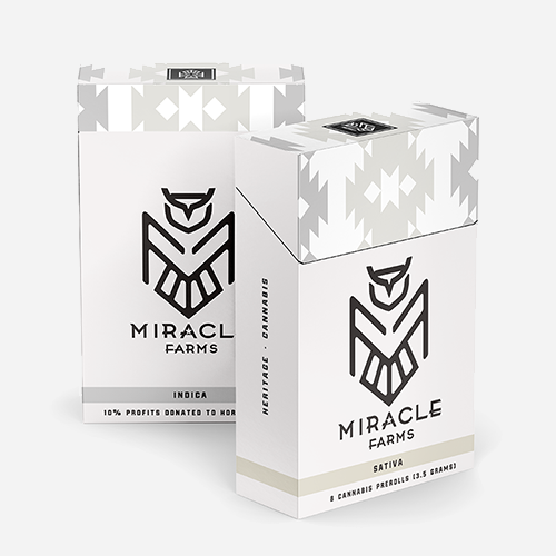 Packaging design and label design Miracle Farms