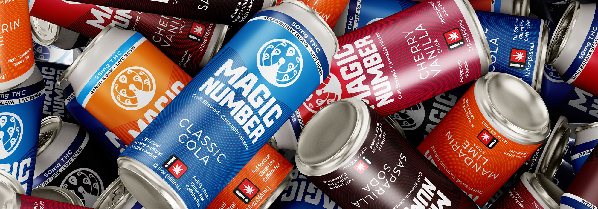 Magic Number Seltzer bubble water