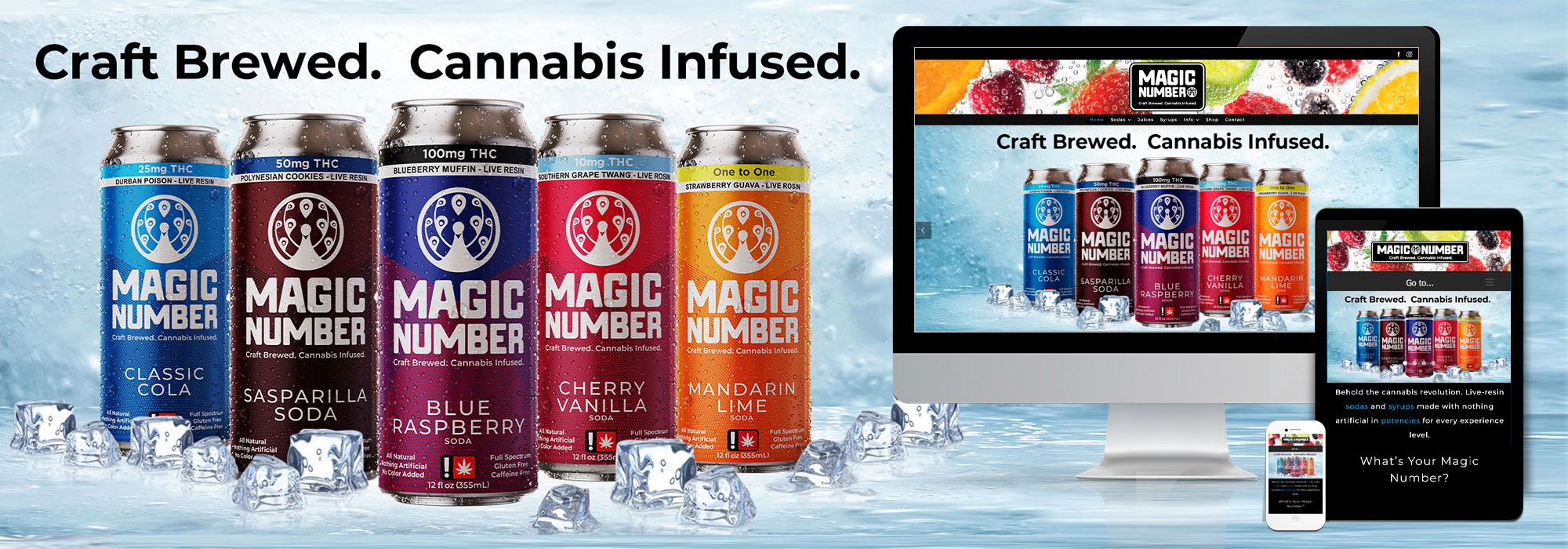 Magic Number website design