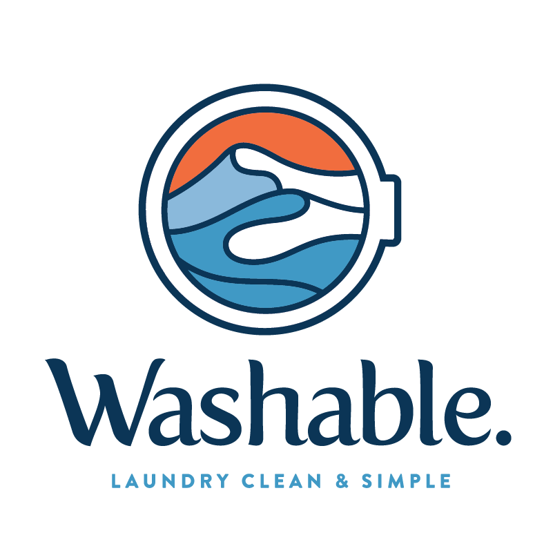 Washable Laundry logo design